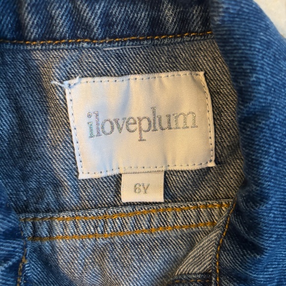 ILOVEPLUM UNICORN‎ DENIM GIRLS JACKET 6y - Picture 4 of 6